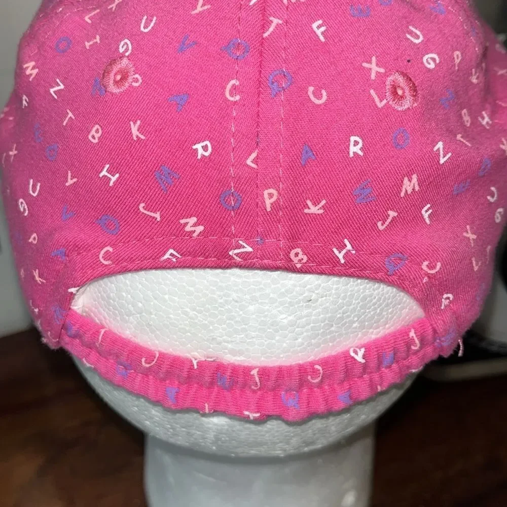 Pink alphabet girls Chicago White Sox kids toddler fitted baseball cap hat
